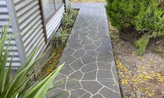 From trip hazard to stenciled masterpiece — SMP Buildcrete